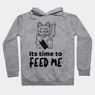 Its time to feed the cat Hoodie